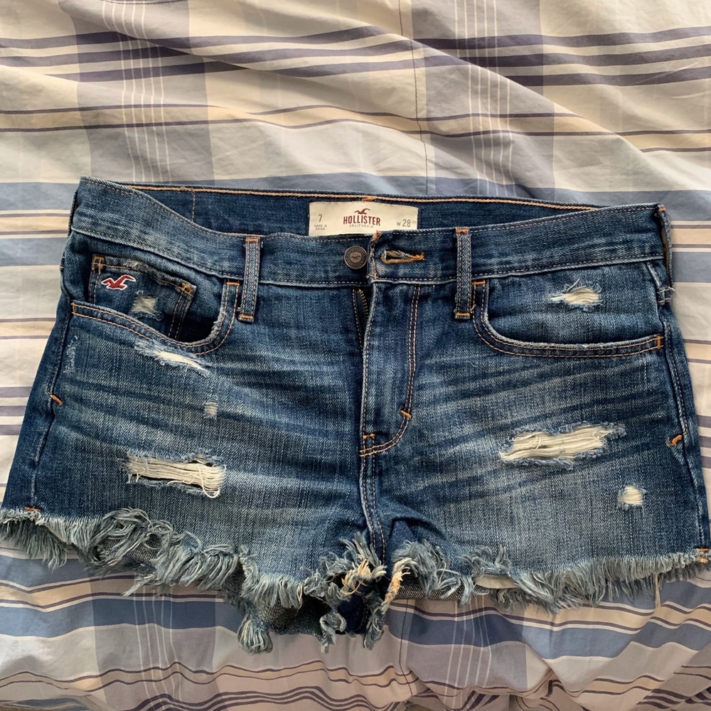 Denim shorts